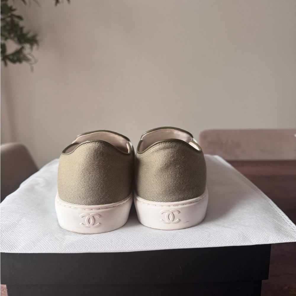 Chanel Slip On Sneakers View 5